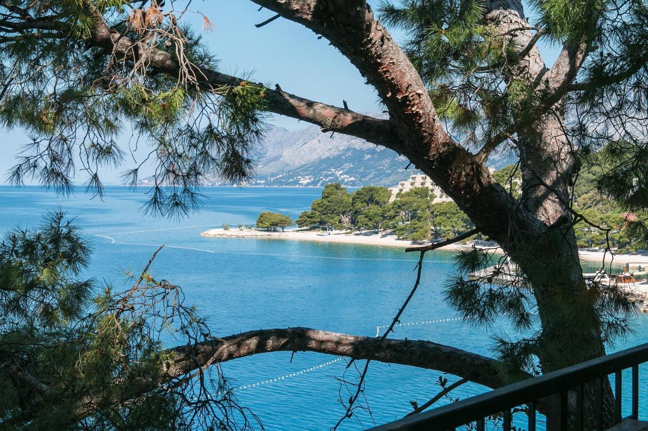 Apartments By The Sea Brela, Makarska - 16950 외부 사진